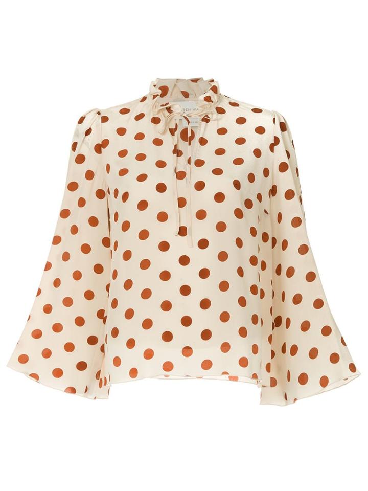 Karen Walker Spielmann Blouse - Neutrals