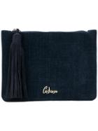 Castañer Tassel Detail Clutch Bag - Blue