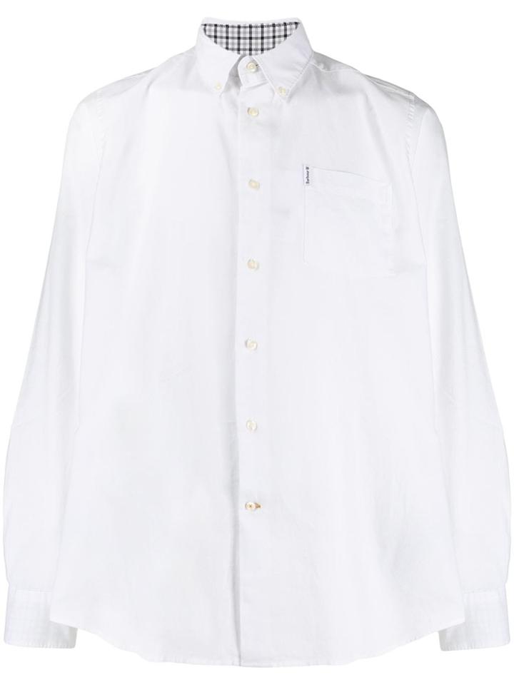 Barbour Relaxed-fit Chest Pocket Shirt - White