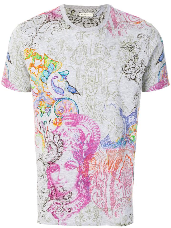 Etro Graphic Print T-shirt - Grey