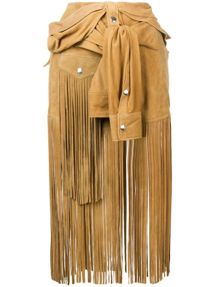 Faith Connexion Jacket Detail Skirt - Neutrals