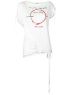 Ann Demeulemeester Kids Forever Asymmetric T-shirt - White