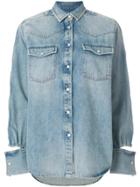 Valentino Oversized Denim Shirt - Blue