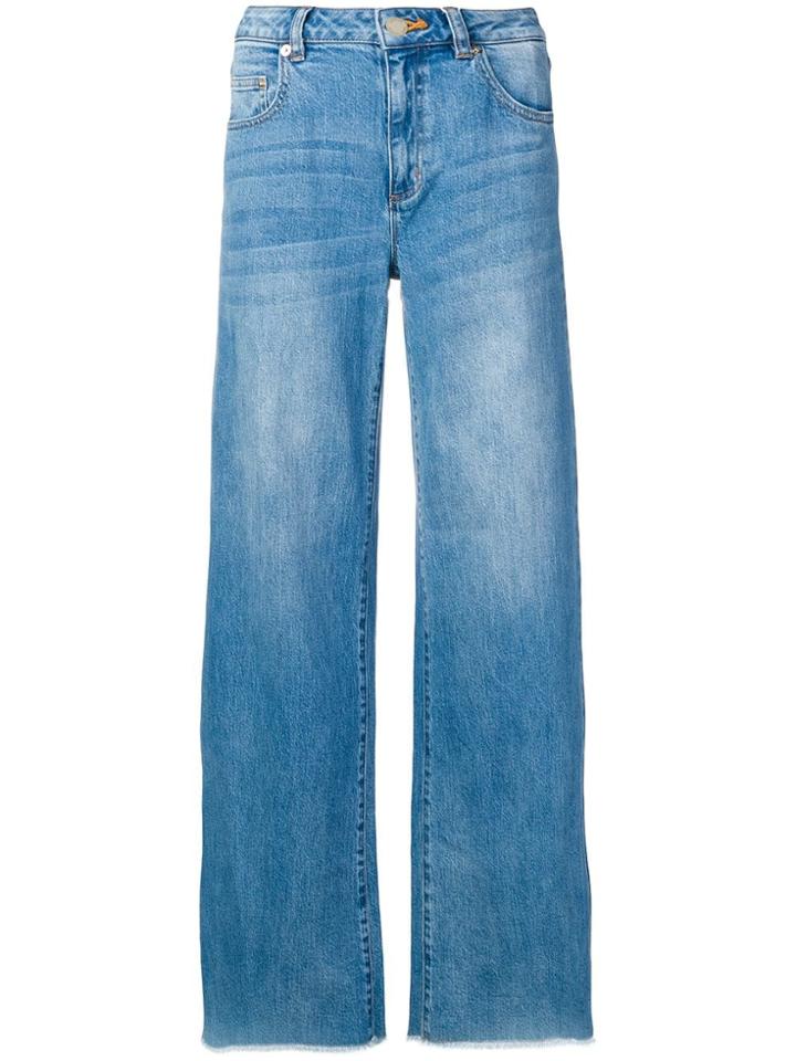 Michael Michael Kors Wide-leg Jeans - Blue