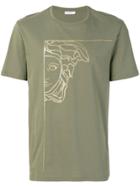 Versace Collection Half Medusa Print T-shirt - Green