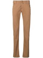 Jacob Cohen Skinny Trousers - Brown
