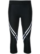 The Upside - Diagonal Stripes Leggings - Women - Nylon - Xxs, Black