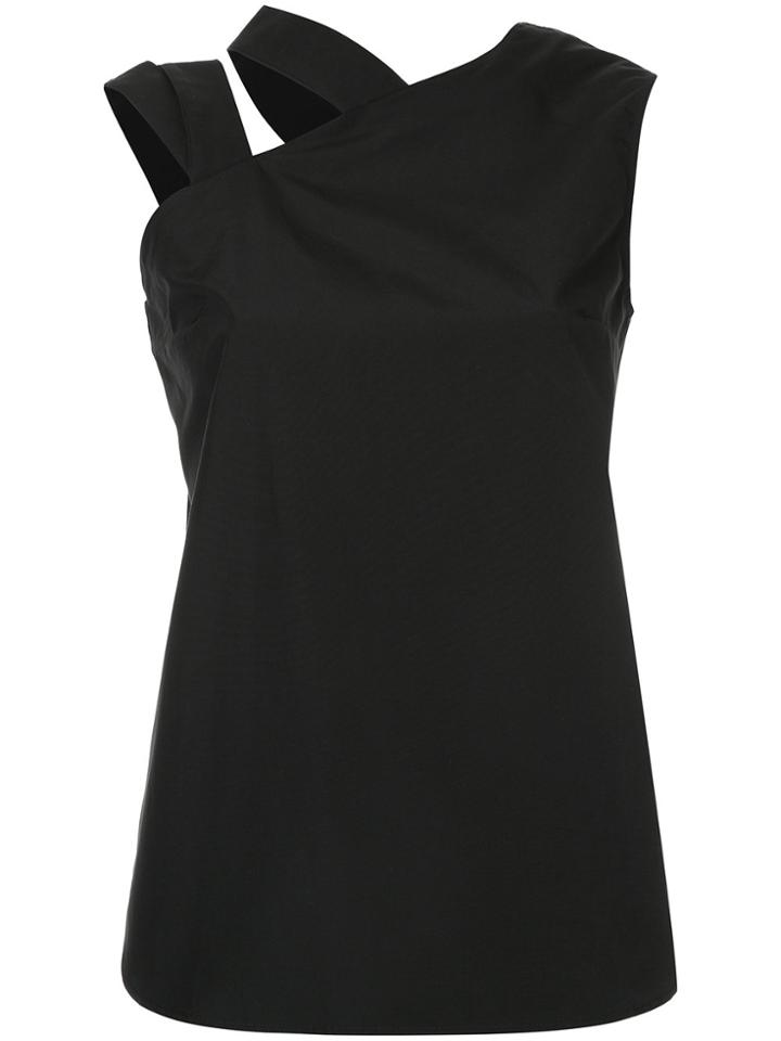 Monographie Strap Asymmetric Top - Black