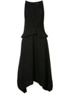 Proenza Schouler Asymmetric Dress, Women's, Size: 8, Black, Silk/cotton