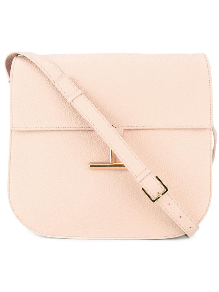 Tom Ford T Clasp Shoulder Bag - Pink & Purple
