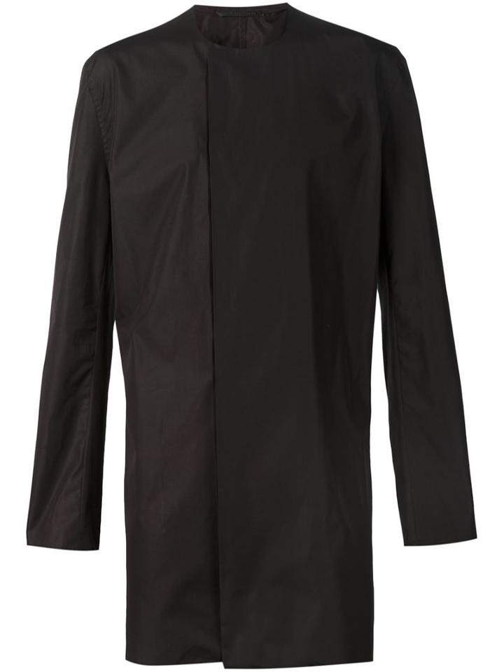 Haider Ackermann Long Collarless Shirt