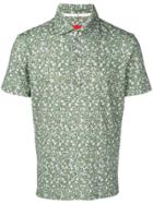 Isaia Floral Polo Shirt - Green