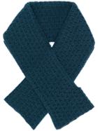 Holland & Holland Cashmere Knitted Scarf - Blue