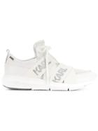 Karl Lagerfeld Logo Strap Sneakers - White