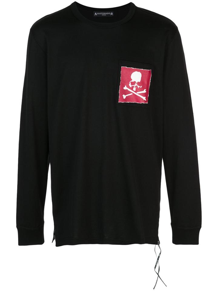 Mastermind Japan Skull Patch Top - Black