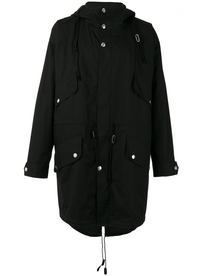 Stella Mccartney - Hooded Parka - Men - Cotton/polyurethane - 48, Black, Cotton/polyurethane