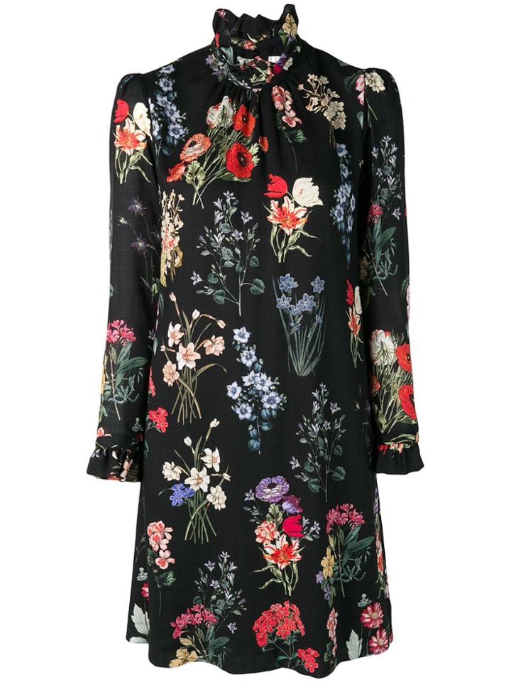 Goat Hibiscus Tunic Dress - Black