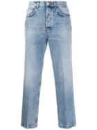 Haikure Cropped Straight Leg Jeans - Blue