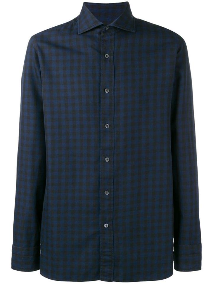 Tom Ford Check Shirt - Blue
