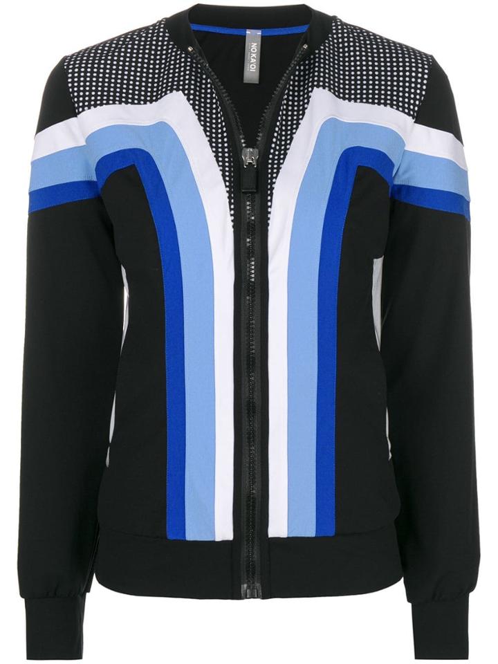 No Ka' Oi Zip Front Sports Jacket - Black