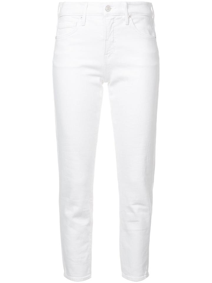 Vince Skinny Cropped Jean - White