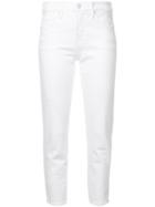 Vince Skinny Cropped Jean - White