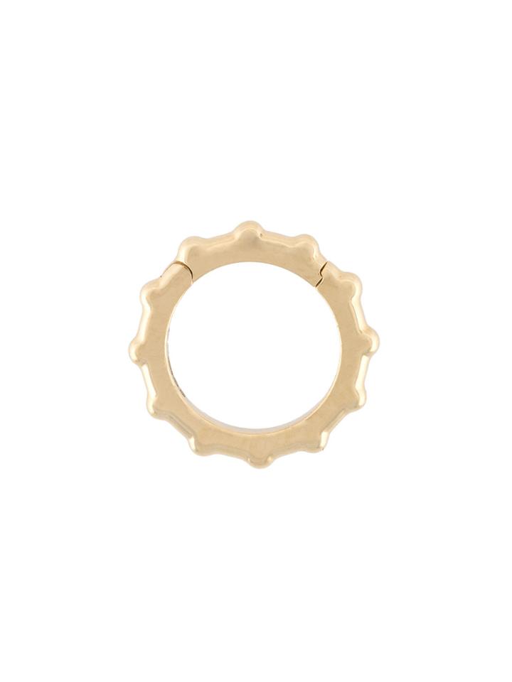 Foundrae Dotted Annex Link Charm - Metallic