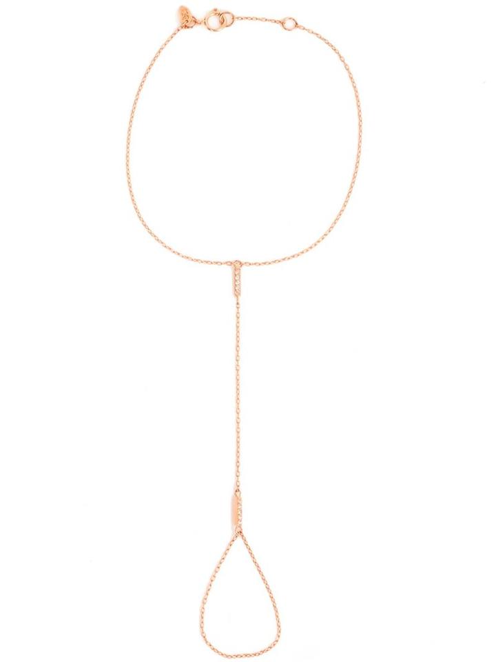 Selin Kent Chain Hand Bracelet, Women's, Metallic