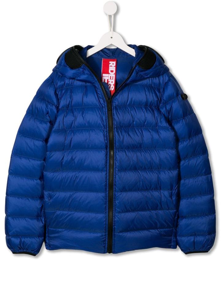 Ai Riders On The Storm Teen Padded Jacket - Blue