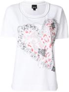 Just Cavalli Heart Print T-shirt - White