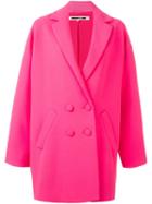 Mcq Alexander Mcqueen 'kimono' Coat, Women's, Size: 44, Pink/purple, Triacetate/polyester