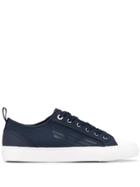 Ea7 Emporio Armani Contrast Logo Sneakers - Blue