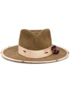 Nick Fouquet 'devil & Rose' Hat, Men's, Size: 60, Brown, Beaver Fur