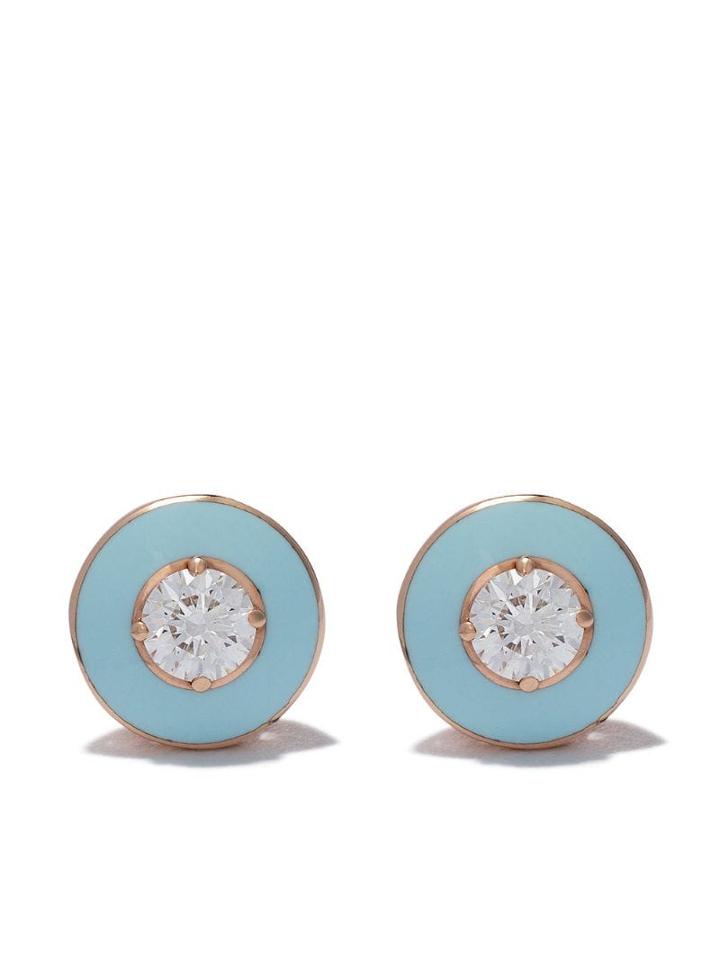Selim Mouzannar - Pink Gold Light Blue Enamel
