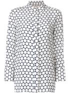 Dvf Diane Von Furstenberg Circular Print Blouse - White