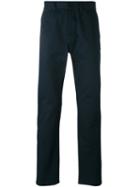 Maison Kitsuné - Straight Cut Chinos - Men - Cotton - 33, Blue, Cotton