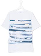 Boss Kids Teen Printed T-shirt, Boy's, Size: 16 Yrs, White
