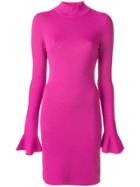 Michael Michael Kors Belle-sleeve Dress - Pink & Purple