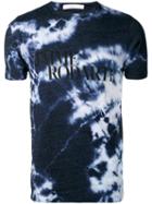 Rodarte - Love Hate Tie Dye T-shirt - Unisex - Cotton/polyester/rayon - L, Blue, Cotton/polyester/rayon