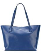 Hogan - Slouched Tote Bag - Women - Leather - One Size, Women's, Blue, Leather