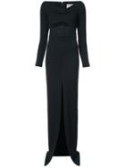 Solace London Cut-out Gown - Black