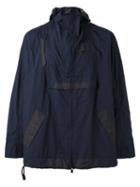 Sacai - Panel Anorak - Men - Cotton/polyester - 2, Blue, Cotton/polyester