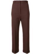 Jacquemus High Waisted Trousers - Brown