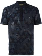 Valentino Rockstud Camustars Polo Shirt, Men's, Size: Large, Blue, Cotton