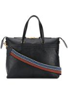 Etro Paisley Embossed Tote - Black