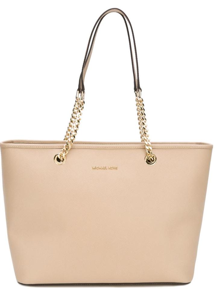 Michael Michael Kors 'jet Set Travel' Chain Tote, Women's, Nude/neutrals