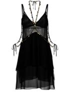 Nk Bead Appliqué Dress - Black