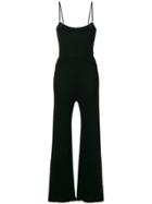 Sonia Rykiel Ribbed-knit Jumpsuit - Black