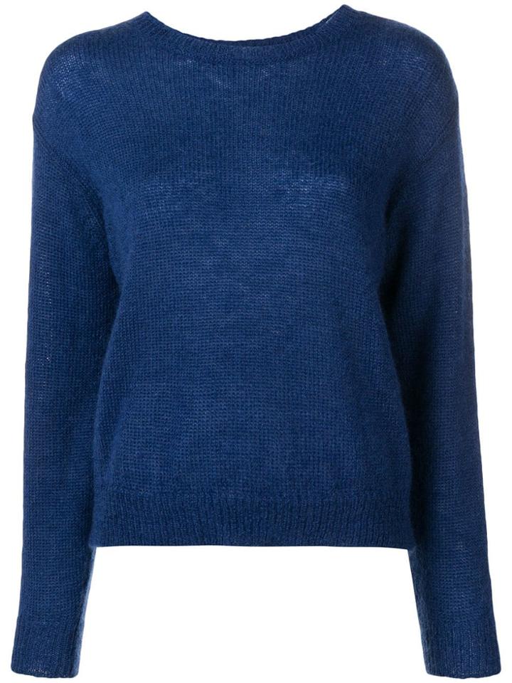 Masscob Round Neck Jumper - Blue