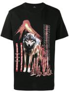 Marcelo Burlon County Of Milan Konken Printed T-shirt - Black
